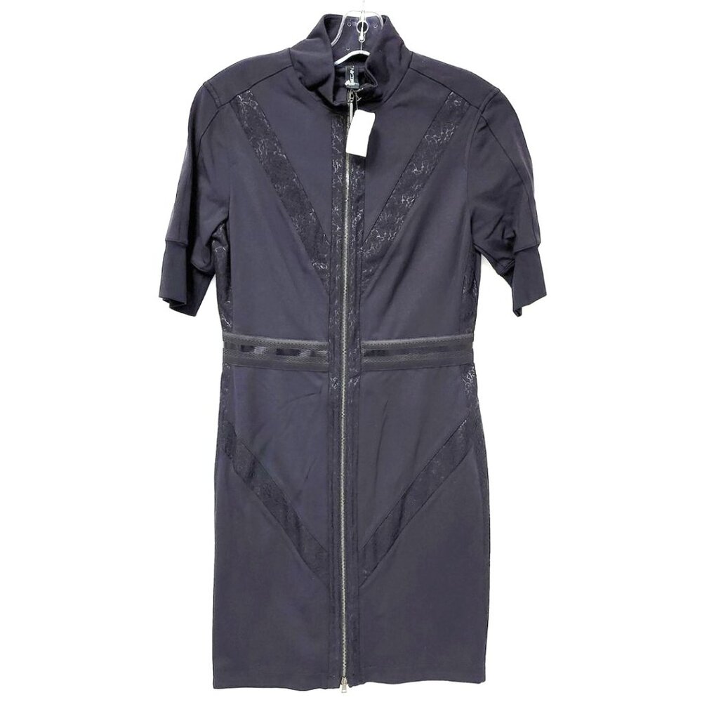 Marc Cain Women's Navy Blue Dress W/Front Zipper Size 4